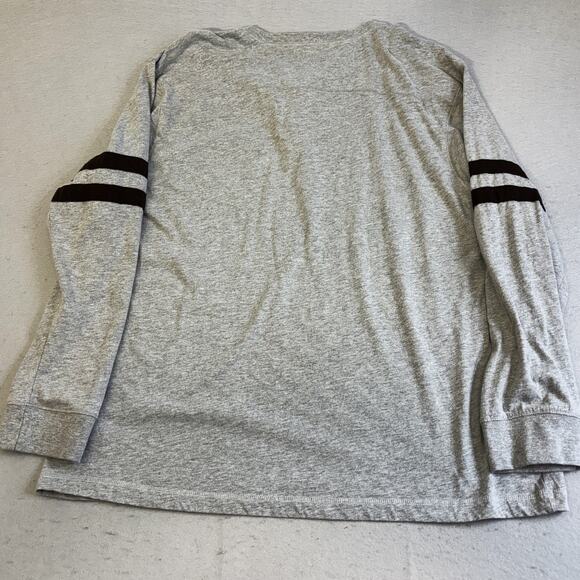 Darius Rucker Cleveland Browns Shirt Mens XXL Gray Sportswear NFL Henley Casual - Picture 6 of 7